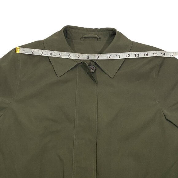 L.L. Bean Womens Petite Small Long Coat trench coat Detachable Liner cabincore - Picture 9 of 13